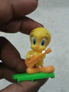 Cute Tweety Bird Figure with Guitar
