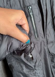 Men's Grey Padded Jacket