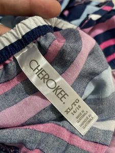 Striped Maxi Dress with Ruffle Detail