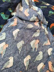 Very Beautiful Velvet Bird Frock