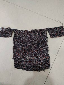 Off Shoulder Crop Top