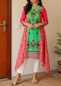 ✨ Rare Haute Curry Vibrant Designer Kurti✨