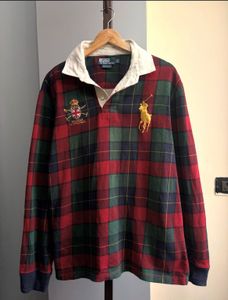 Ralph Lauren Rare vintage Plaid Rugby Shirt