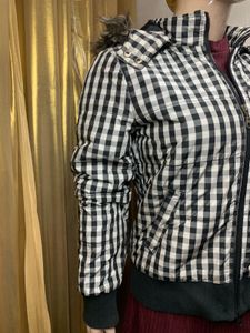 Checkered Hooded Jacket