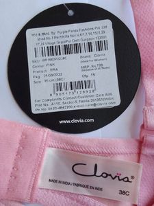 Unused Clovia Bra Pinkish Colour Size 38C