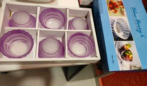 Glass Bowl 6 Piece Set