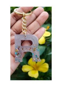handmade alphabet keychain