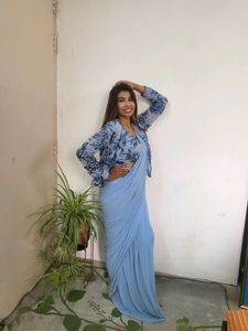 One Minute Saree With Jacket