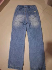 blue denim baggy jeans