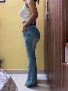 White Ribbed Sleeveless Tank Top