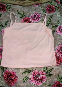 Pink Graphic Print Cami Top