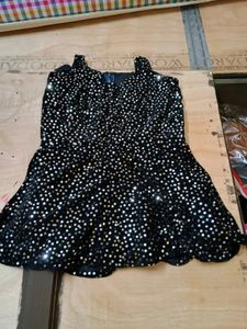 New Black Peplum Kurti And Plazo