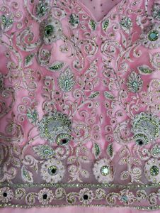 Stunning Pink Embroidered Ethnic Gown