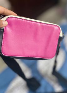 Chic Black and White Crossbody Bag