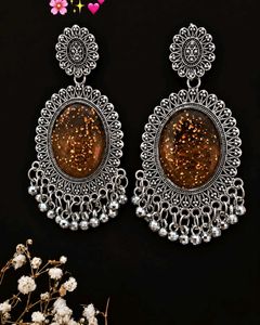 bronze resin Oxidized jhumke