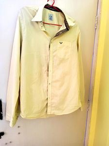 Men Cotton Shirt Large
