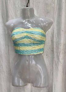 9168. Striped Bandeau Top