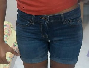 Abercrombie Low-Rise Denim Shorts