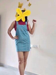 Denim dungaree