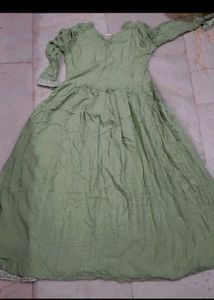 Elegant Green Anarkali Kurta