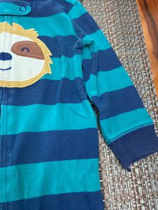 Carter Romper - Blue Green