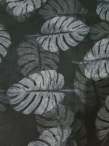 Stylish Leaf Print Saree