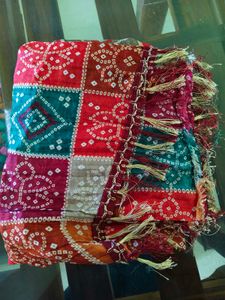 Vibrant Bandhani Print Dupatta