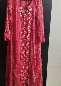 Red Dress And Jacket Set- Label DC