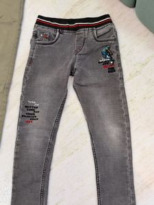 combo of 2 Kids Jeans and trouser