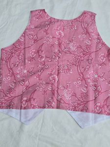 Block print cotton Vest