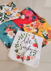 Vibrant Floral Print Cushion Covers Set