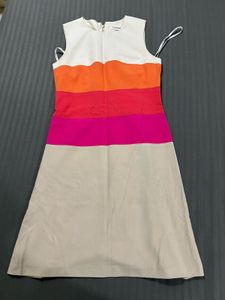 Color Block Sleeveless Dress