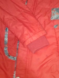 Redish pink Hooded Winter Coat
