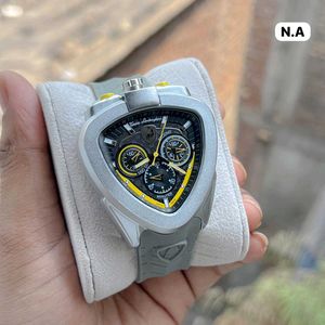 Lamborghini luxury chronograph watch with unique s