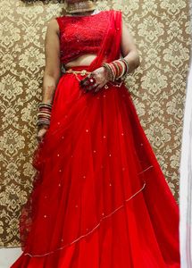 Red Lehnga