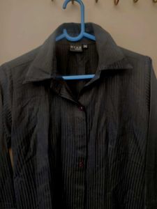 STOP Brand Elegant Women's Striped Formal Shirt
