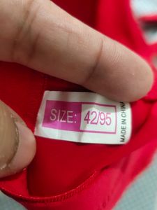 Red Padded Bra new and fix rate