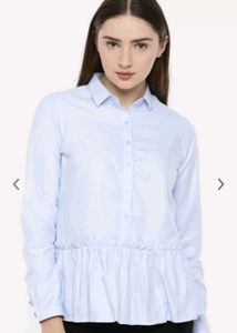 Park Avenue Blue Formal Shirt