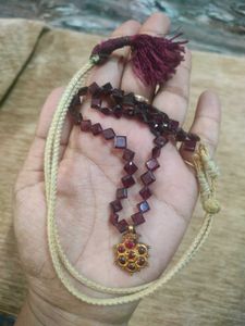 Exquisite Beaded Necklace with Pendant