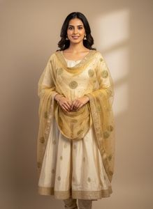 Embellished Net Dupatta