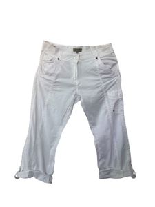 Y2K White Cargo Pants