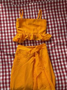draped Orange Co-ord Set 🪡💅