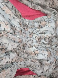 Light Blue Floral Dress