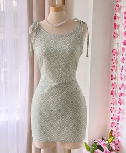 🍋‍🟩Pinterest coded sea green short kurti