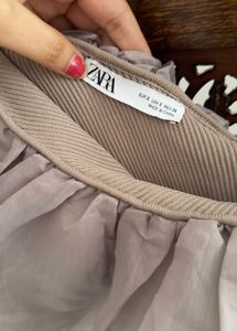 Zara Brand New Limited Edition Ruffle Mini Dress