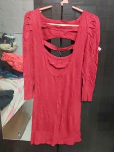 Red Cutout Dress