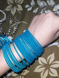 Velvet Teal Bangles