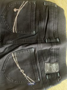 Black Skinny Jeans For 6-9 Yrs