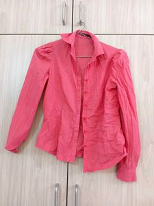 Stylish Pink Button-Up Shirt