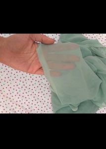 Elegant Pastel Green Saree
